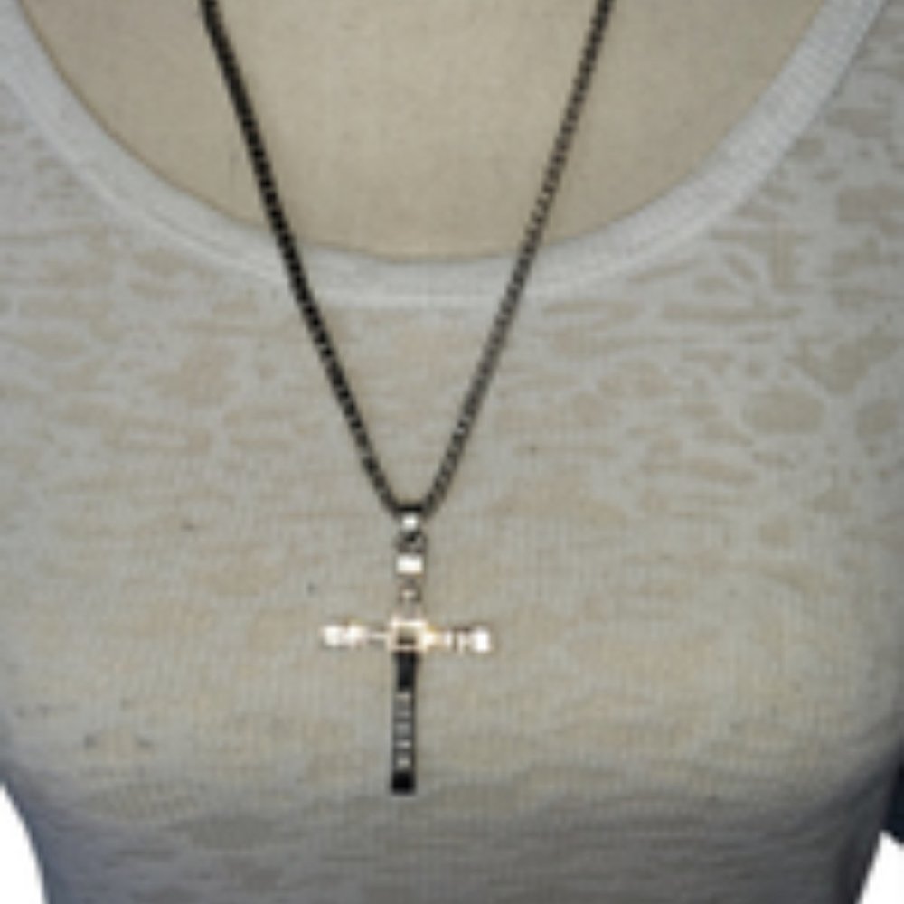 NEW Fast & the Furious Cross Necklace